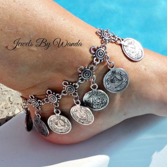 Bohemian Gypsy Style Ankle Bracelet - Picture 3 of 3